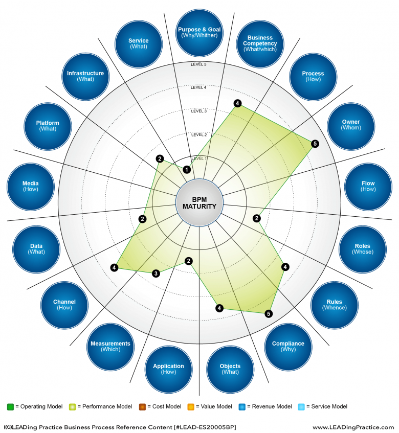 Example of a BPM Maturity Benchmark.